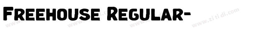 Freehouse Regular字体转换